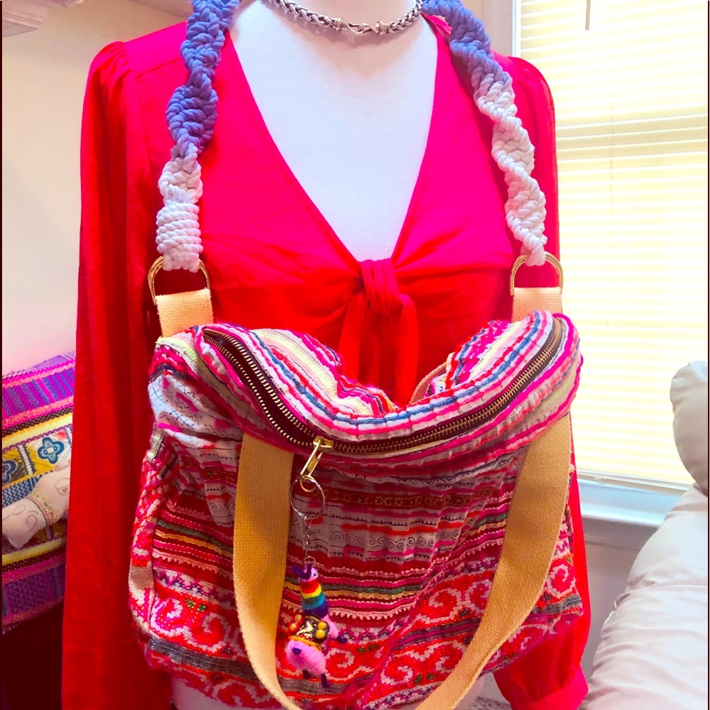 Adorable Recycled Denim Boho Bag! ❤️🛍🧜‍♀️💕